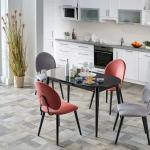 Nevada Dining Table & Chair - Black