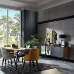 Mary Sideboard & Mirror - (Anthracite)