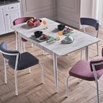 Marco Dining Table & Chair - White
