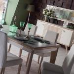 Elizya Dining Table (Extendable) + Elizya Chair (6080)