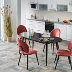 Nevada Dining Table & Chair - Black