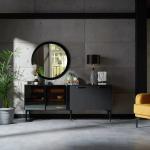 Mary Sideboard & Mirror - (Anthracite)