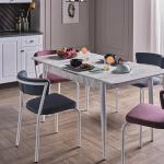 Marco Dining Table & Chair - White