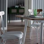Essen Dining Table & Chair - White