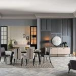 Cross Dining Table (Extendable) + Cross Chair (6286)