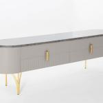 Serra Tv Table - Gold