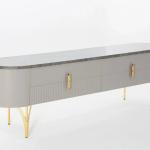 Serra Mini Tv Table - Gold