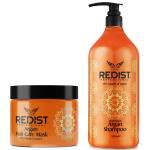 Redist Argan Shampoo 500ml & Hair Care Argan Mask 500ml & Argan Oil 100ml
