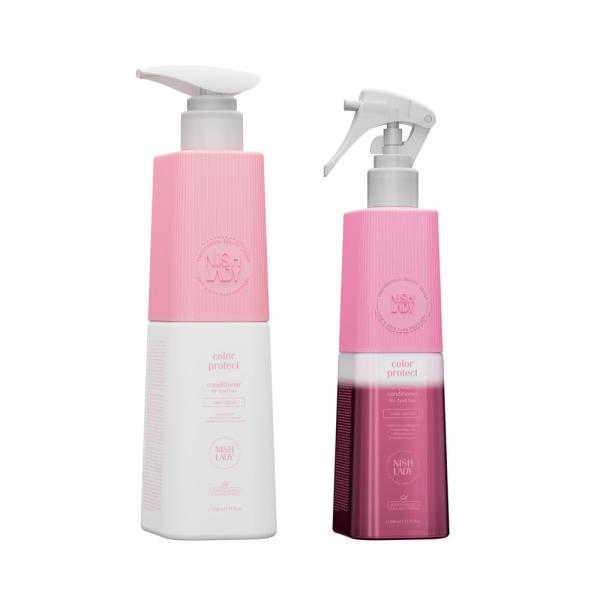 Colour Protect SET for Dyed Hair contains; Conditioner 503 ml & Bi-Phase Conditioner 386 ml