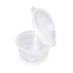 1oz Plastic Hinged Sauce Pots x1000