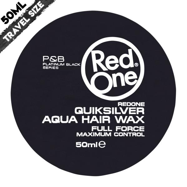 Redone Aqua Hair Wax Quiksilver 50ml | Travel Size | Watermelon Scent | Men and Women Hair Wax