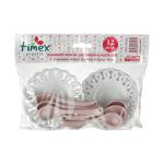 Decorative Tea Plate and Spoon Set 12 Pcs.