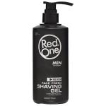Red One Shaving Gel Silver 500ml | Transparent | No Foam | Ideal For Contours