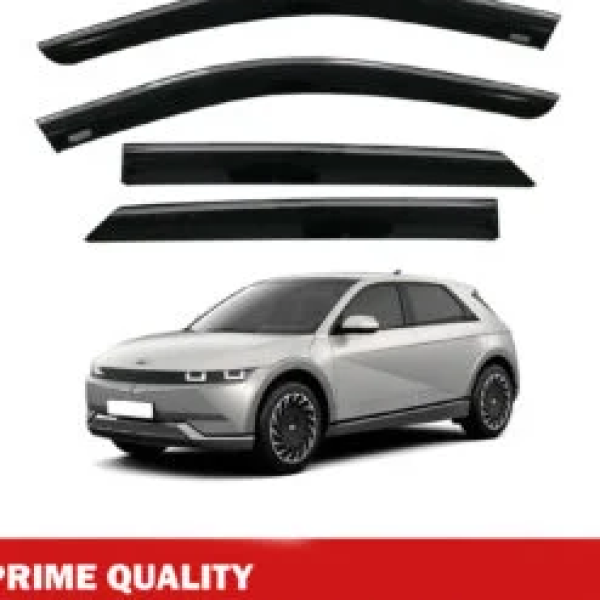 Chrome Car Wind Deflector Set for Hyundaı Ioniq 5 2021 Onwards Rain Guard 4 pcs