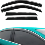 Chrome Car Wind Deflector Set for Peugeot 2008 2020 Onwards – Rain Guard 4 pcs