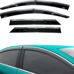 Chrome Car Wind Deflector Set for Vw T-Roc 2019 Onwards – Rain Guard 4 pcs