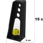 Roof Bar Ladder Rack – Set of 4 Adjustable Load Stops for Secure Transport, Compatible with All T-Track Roof Rack Cross Bars