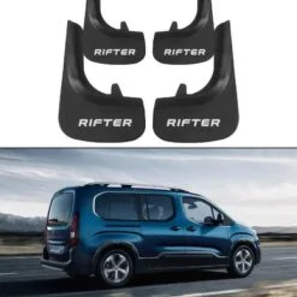 Car Mud Flaps Kit For Peugeot Rifter Rubber Splash Guards 4 PCS