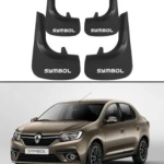 Car Mud Flaps Kit For Renault Symbol / Thalia Rubber Splash Guards 4 PCS