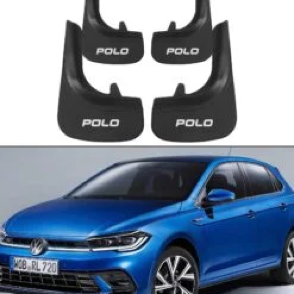Car Mud Flaps Kit For Volkswagen Polo Rubber Splash Guards 4 PCS