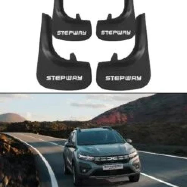 Car Mud Flaps Kit For Dacia Sandero Stepway Rubber Splash Guards 4 PCS