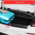 Rear Bumper Protector Guard for Skoda Rapid 2013 + ABS Plastic 900X80MM