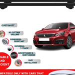 Car Roof Bars, Compatible with Peugeot 308 T9 MK2 Sw / Estate 2013-2021