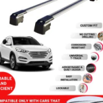 Axenture Lockable Roof Bars For Hyundai Tucson (LM) 2013-2021