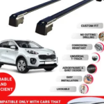 Axenture Lockable Roof Bars For Kia Sportage (QL) 2016-2021