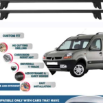 Car Roof Rack Cross Bars for Renault Kangoo 2004-2008 Kayak Roof Rack 4 Pcs Black