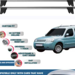 Car Roof Rack Cross Bars for Citroen Berlingo Multispace 5D 2003-2007 4 Pcs Grey
