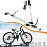 Universal lockable car bike rack Roof-Mounted Bike Carrier for 1 Bicycle silver