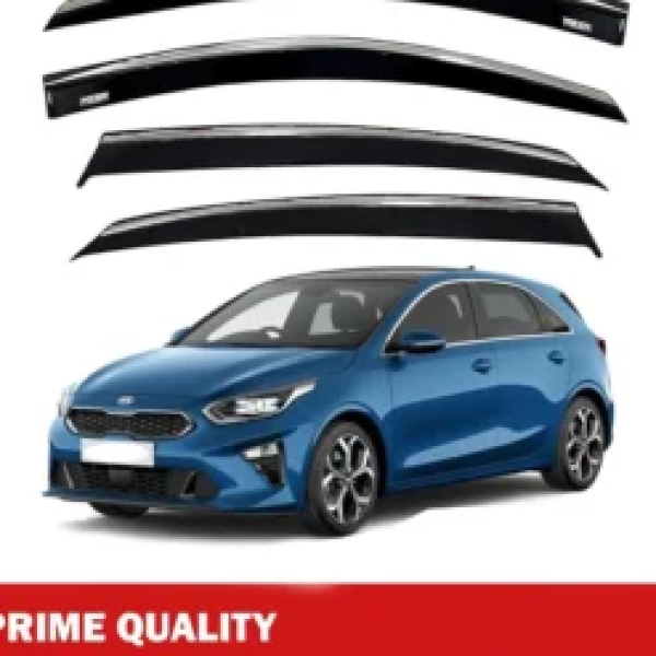Home / Shop / Uncategorized Chrome Car Wind Deflector Set for Kia Ceed 2018 Onwards – Rain Guard 4 pcs