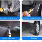 Car Mud Flaps Kit For Renault Kangoo Rubber Splash Guards 4 PCS
