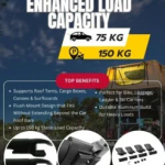 Roof Rack Cross Bars for Ford Tourneo Courier 2014-2016