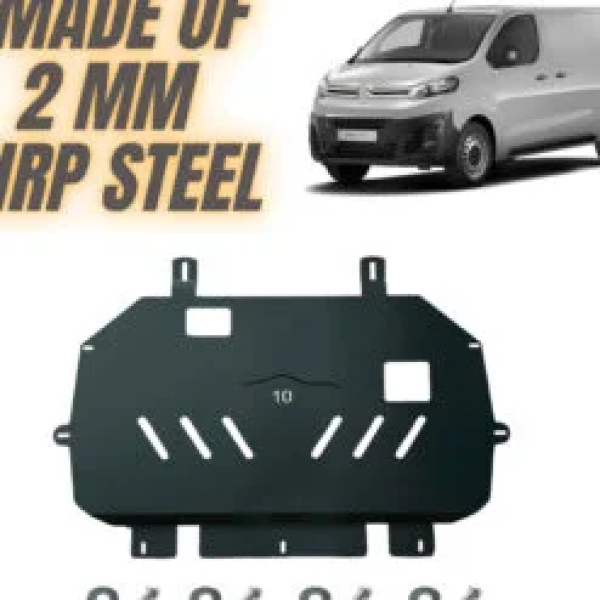 Steel Under Engine Cover for Citroen Jumpy 2017-2024: Skid Plate Undertray