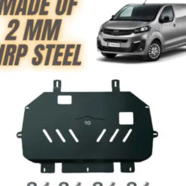 Steel Under Engine Cover for Fiat Scudo 2020 Onwards: Skid Plate Undertray