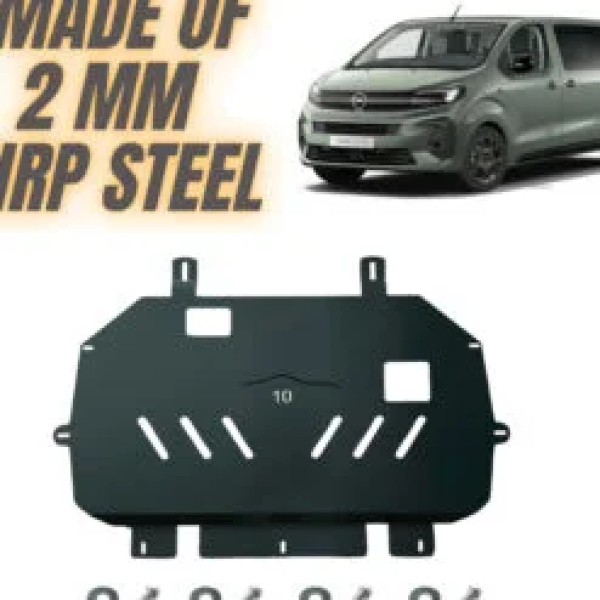Steel Under Engine Cover for Opel Zafira Life 2024 Onwards: Skid Plate Undertray