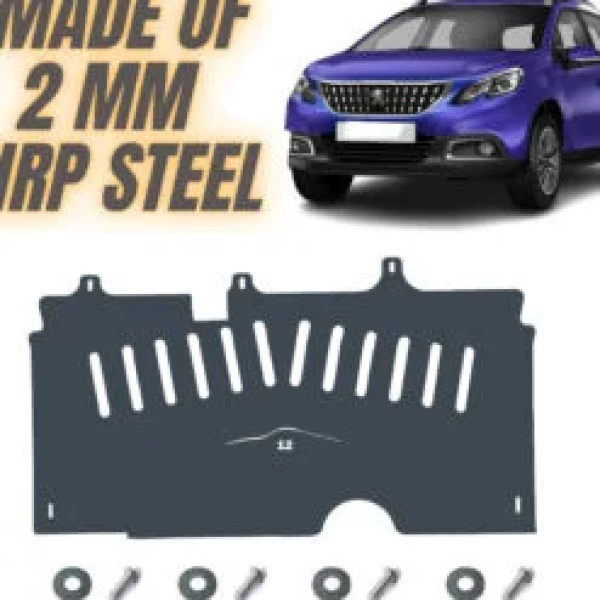 Steel Under Engine Cover for Peugeot 2008 1.2 Petrol 2017-2022 Undertray