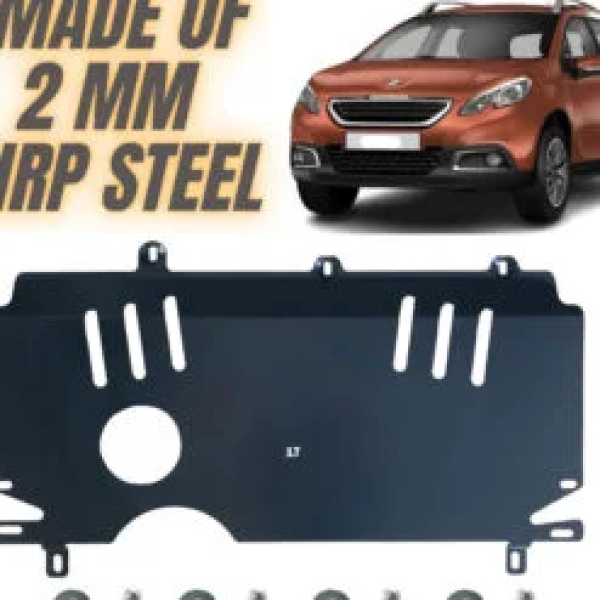 Steel Under Engine Cover for Peugeot 2008 2013-2017: Skid Plate Undertray