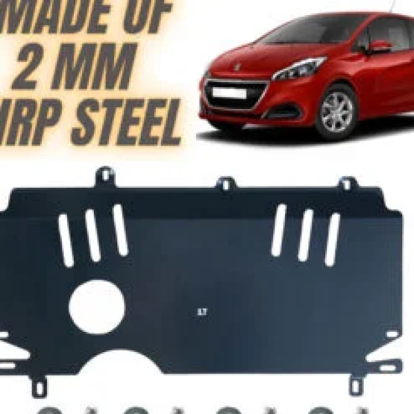 Steel Under Engine Cover for Peugeot 208 2013-2020: Skid Plate Undertray