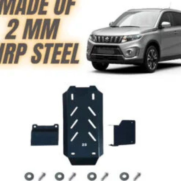 Steel Under Engine Cover for Suzuki Vitara Differential Protection 2019 Onwards