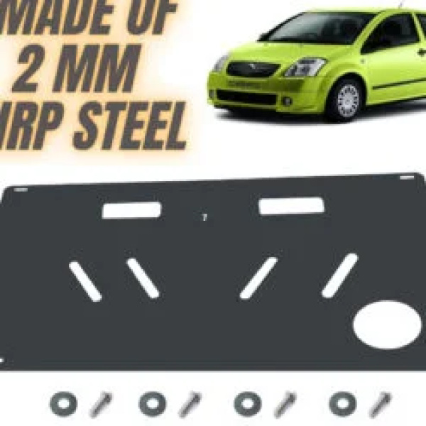 Steel Under Engine Cover for Citroen C2 2002-2009: Skid Plate Undertray