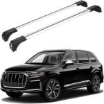 2X Car Roof Bars for Audi Q7 2016-2025 Lockable Roof Rack Cross Bars Grey
