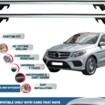 Roof Rack Cross Bars for Mercedes-Benz GLE 2011-2019 2 Pcs Silver