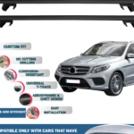 Roof Rack Cross Bars for Mercedes-Benz GLE 2011-2019 2 Pcs Black