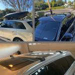 2X Car Roof Bars for Audi Q7 2016-2025 Lockable Roof Rack Cross Bars Grey