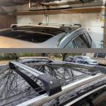 2X Car Roof Bars for Audi Q7 2016-2025 Lockable Roof Rack Cross Bars Grey