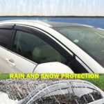 Chrome Car Wind Deflector Set for Peugeot 5008 2018 Onwards – Rain Guard 4 pcs