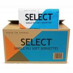 1Ply 30×30 Serviettes Tissue x5000